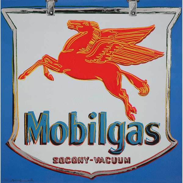 Andy Warhol - Mobil, from Ads, 1985
