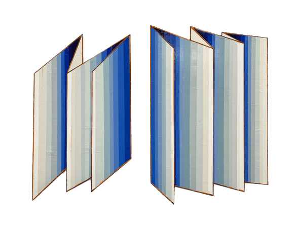 Howard Hersh, Timelines 22-1 (diptych)