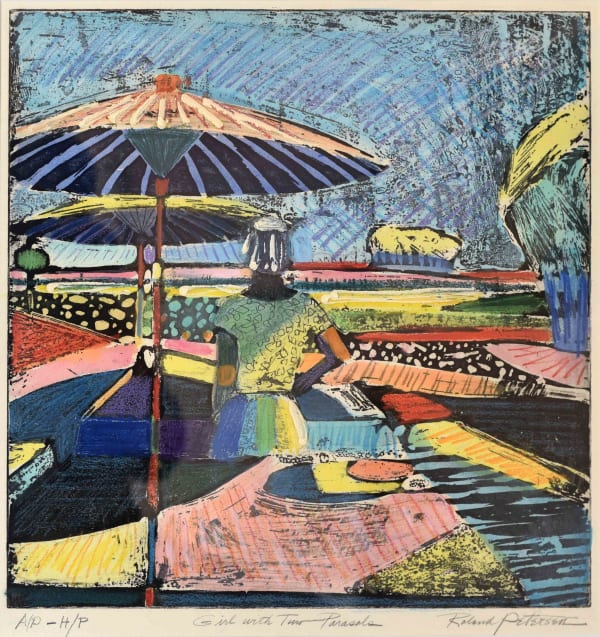Roland Petersen, Girl With Two Parasols