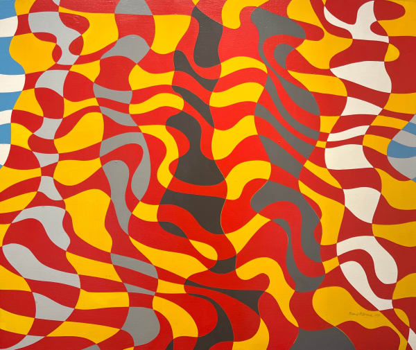 Roland Petersen, Autumn Cloud Shadow & Water Currents, 1974