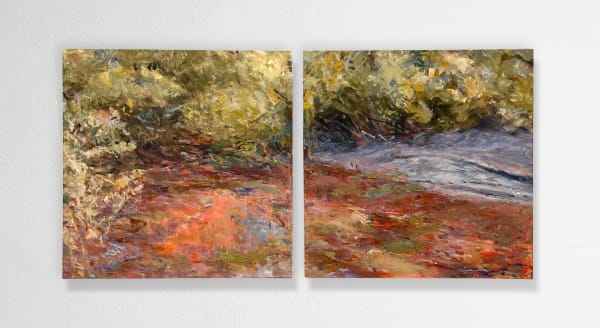 Foad Satterfield, Beach Rio Hato Diptych Study