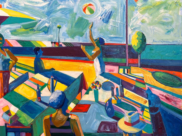 Roland Petersen, Figure Playing Ball, 2004