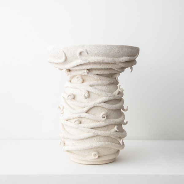Christopher Maschinot Vine Side Table Dia 17" x H 20 1/2"