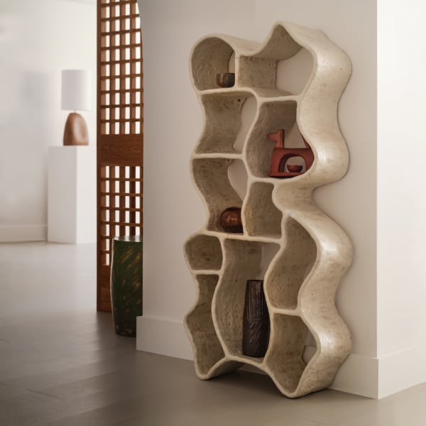 Glazed Ceramic Etagere