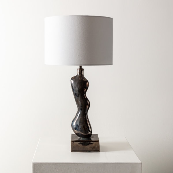 Metallic Black Lamp