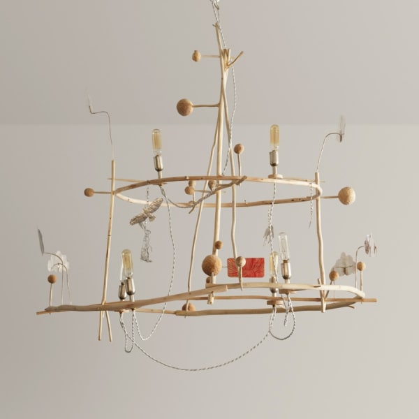 Double Decker Rousseau Chandelier