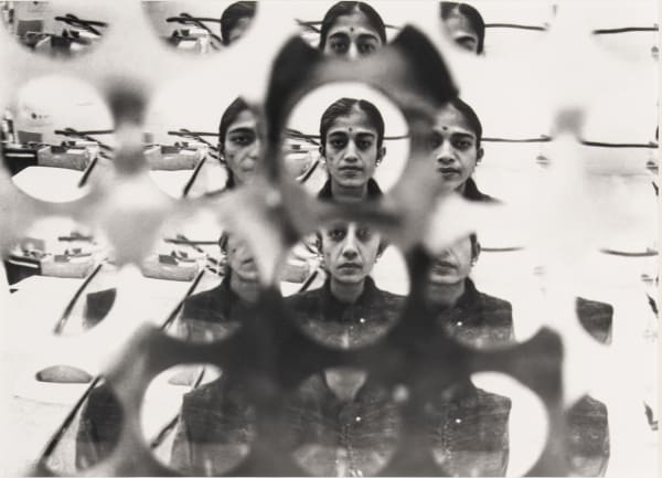 Jyoti Bhatt, Jyotsna Bhatt at an art museum, Germany, 1978