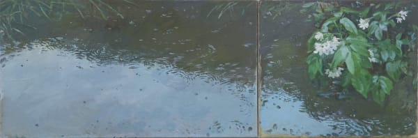 Richard Elderton, Rain Painting, 2025