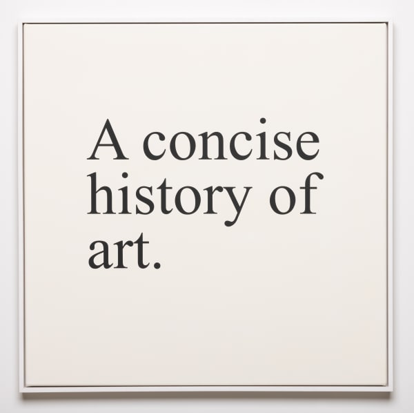 Wayne Youle, A Concise History of Art, 2021