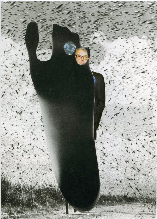 Rob Cherry, John Major with Locusts, 2015