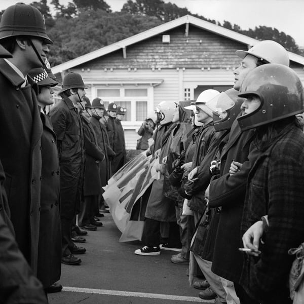 Ans Westra, Springbok Protest, Wellington, 1981