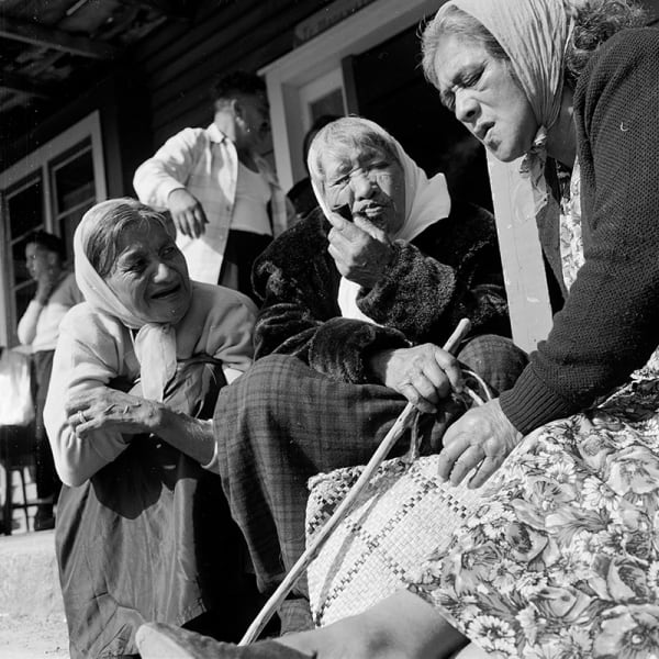 Ans Westra, Turangawaewae Marae, Ngaruawahia, 1961