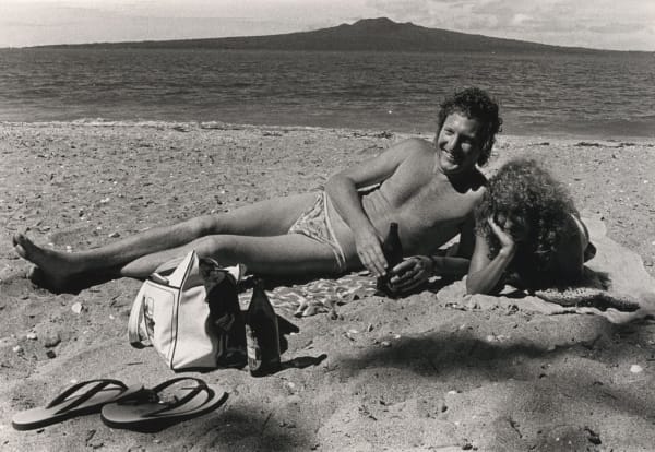 Robin Morrison, Sam Hunt and friend, 1985