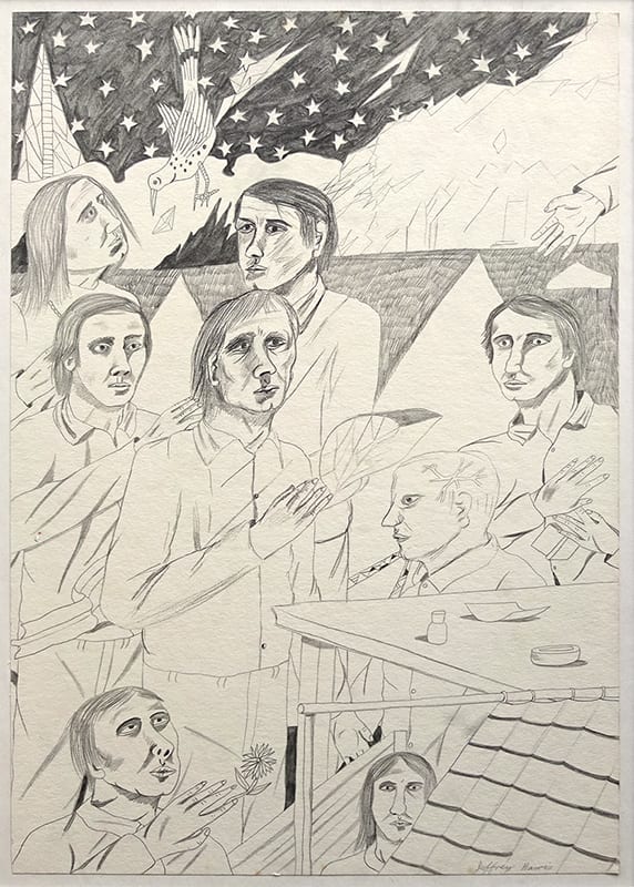 Jeffrey Harris, Figures in Landscape, 1971