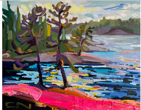 Chrissy Nickerson, French river Cocktail Time, 2023