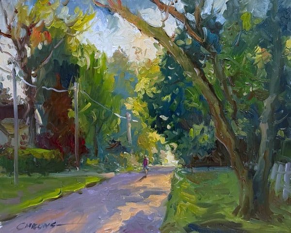 Peter Cheung, Evening Stroll-W River St