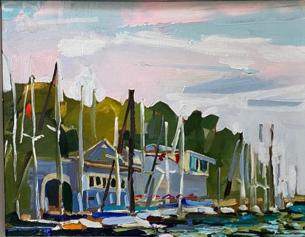 Chrissy Nickerson, The Oakville Club after a dockside lunch, Oakville, 2023