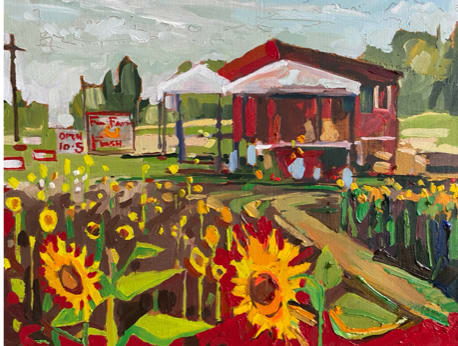 Chrissy Nickerson, Ontario Fruit Stand, 2023