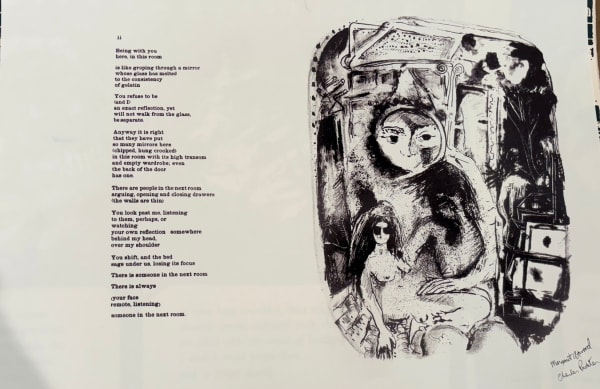 Charles Pachter Being with You “Artist Proof” Journals of Susanna Moodie individually signed by Margaret Atwood and Charles Pachter 18 1/2 x 30 in. 47 x 76.2 cm.