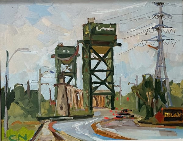 Chrissy Nickerson, The Old Burlington Bridge (under construction), Burlington, Ontario, 2023