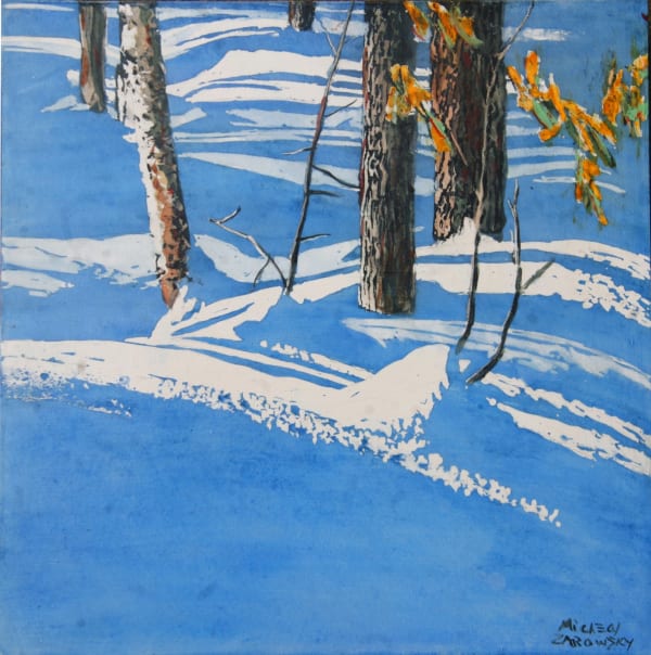 Micheal Zarowsky, late day sun streaming thru the forest