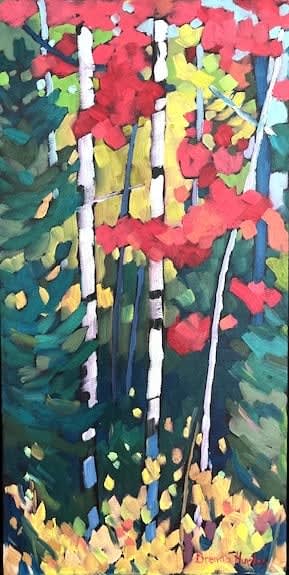 Brenda Hurley, Autumn Aspen II
