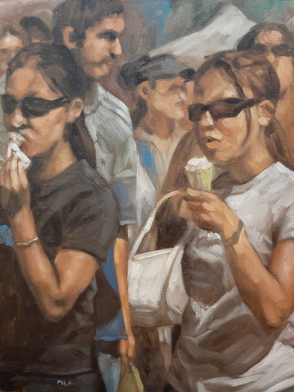 Sandra Manzi, Two Cones, 2023