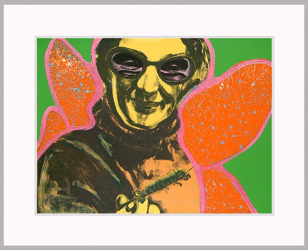 Charles Pachter Atwood It Was Fascination 1968 Framed Lithograph & Serigraph 34 x 38 in. 86.4 x 96.5 cm.