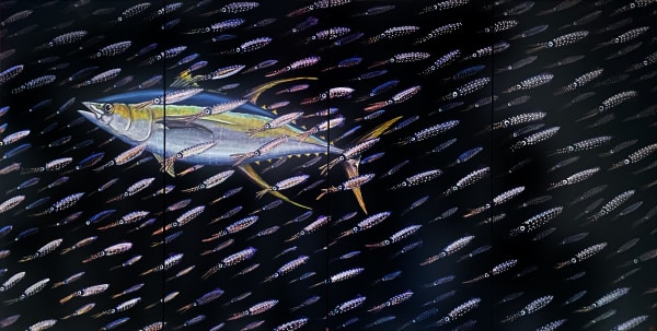 Andrew Thompson, Yellowfin Tuna and Squid, 2023