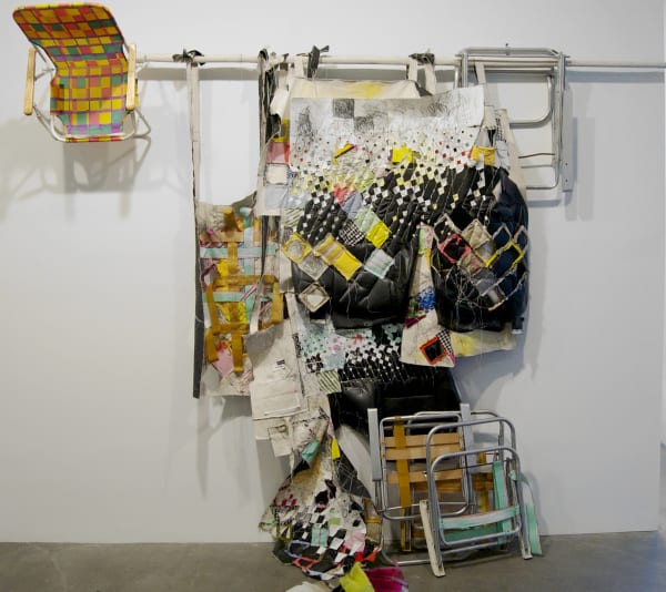 GREG SMITH, Scratch Out Horizon Banner (Nine Seater), 2014