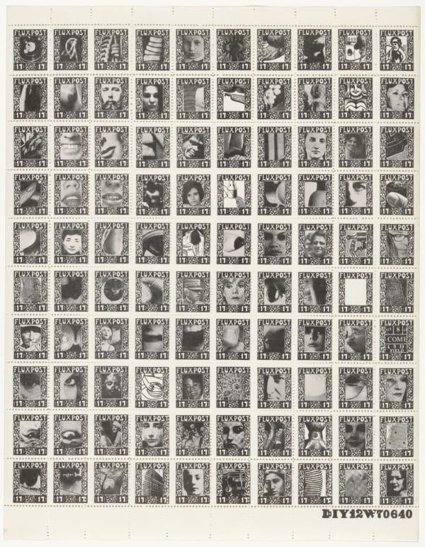 A grid of faces and parts of faces
