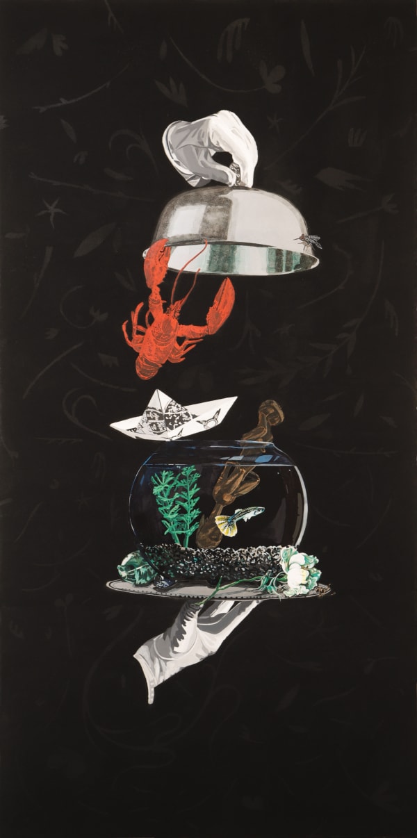 WILLIAM VILLALONGO, Still Life with Aquarium, 2021