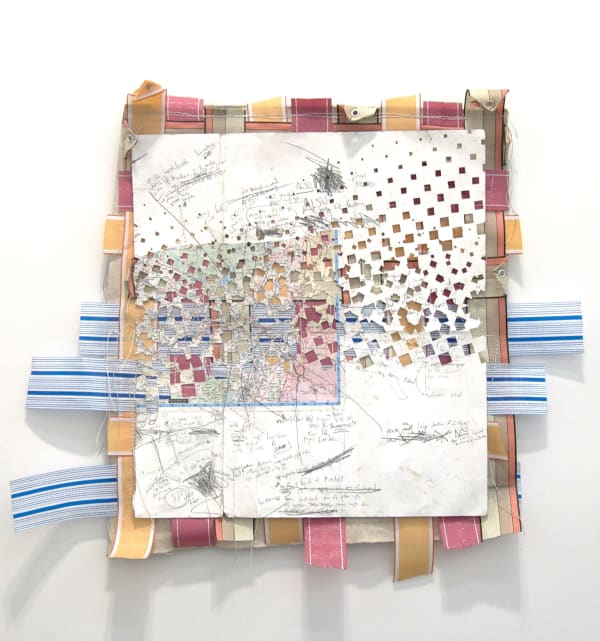 GREG SMITH, Scratch Out Horizon Banner (Breakdown Lanes), 2014