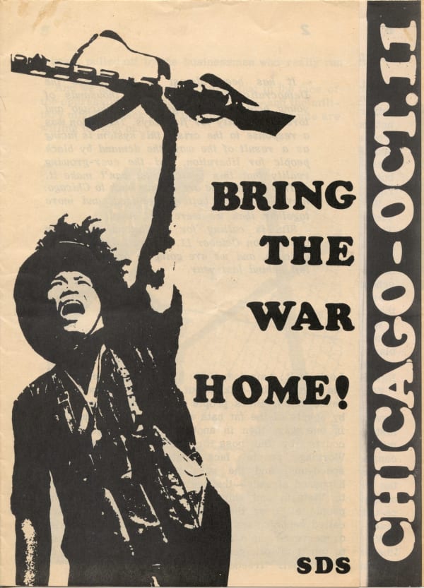 SDS / STUDENTS FOR A DEMOCRATIC SOCIETY, Bring the War Home, 1969