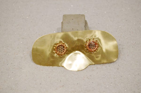 Jewelry, gold mask