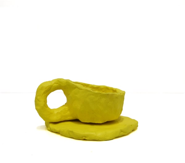 BEVERLY SEMMES, Yellow Teacup with Saucer, 2017