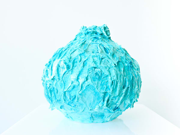 Vase (extra small, blue 3), 2023 8 x 8 in 20.3 x 20.3 cm