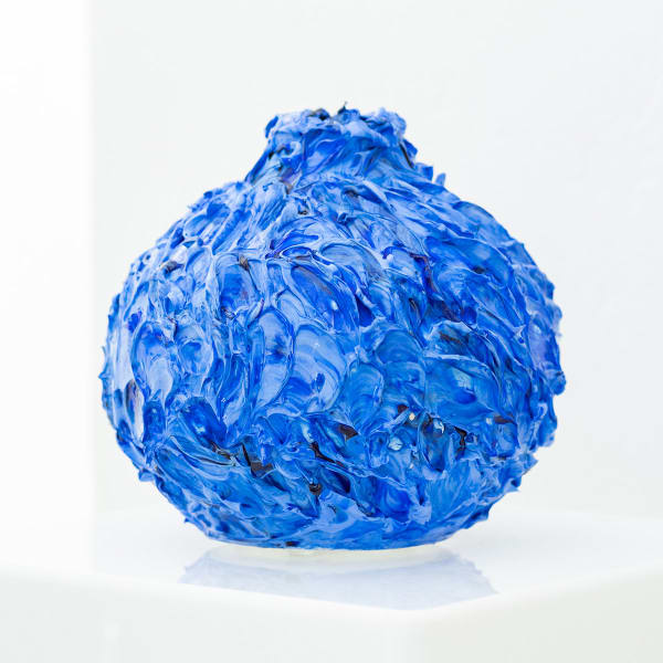 Vase (extra small, blue 2), 2022 8 x 8 in 20.3 x 20.3 cm