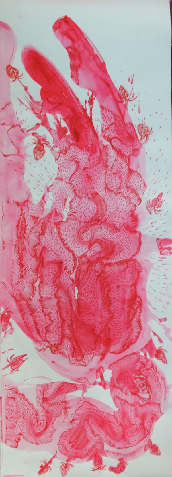 Alymamah Rashed, My Reds Will Grow A Strawberry Field #8, 2024