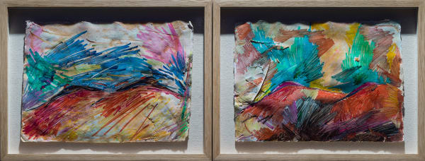 Chafa Ghaddar, Leaning into the nights #9, 2025