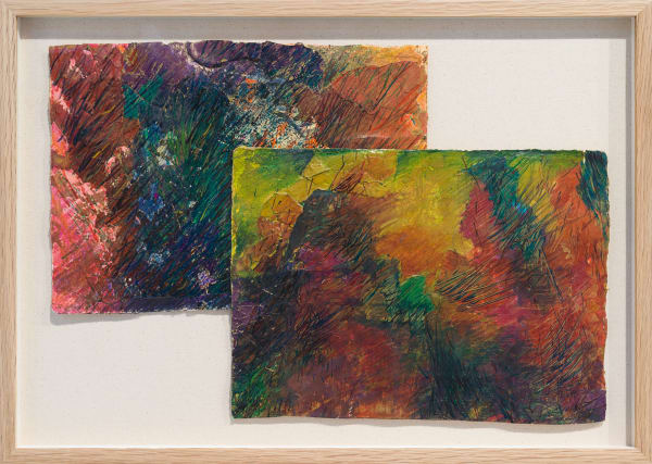 Chafa Ghaddar, Leaning into the nights #12, 2025