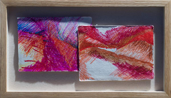 Chafa Ghaddar, Leaning into the nights #6, 2025