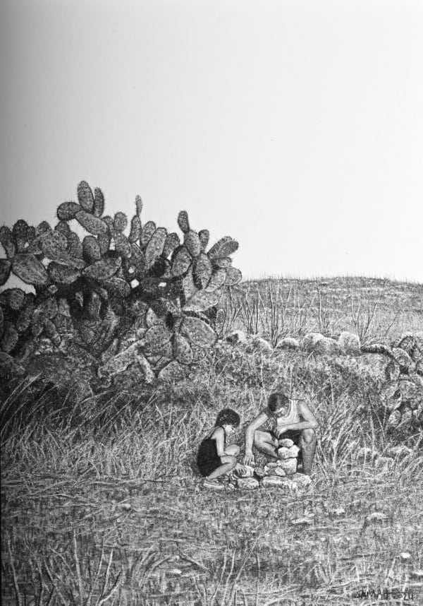 Samah Shihadi, Sticks and stones, 2024