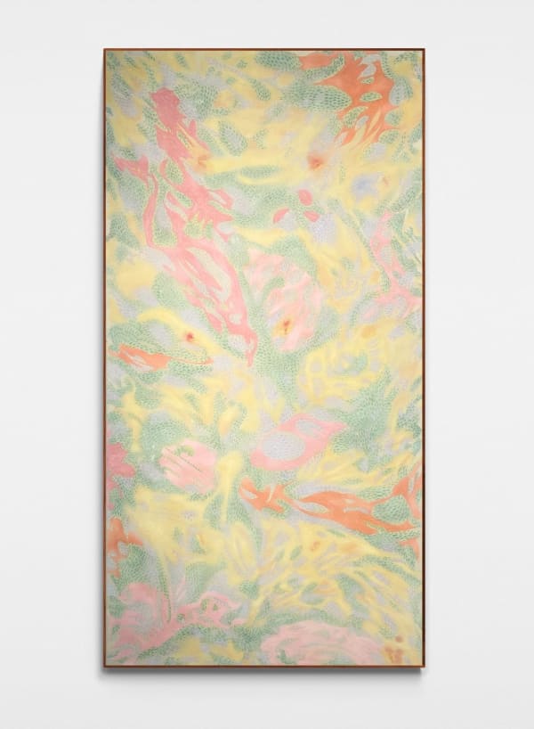 Ziad Al Najjar, Rest my cheek on the orange floor, 2024