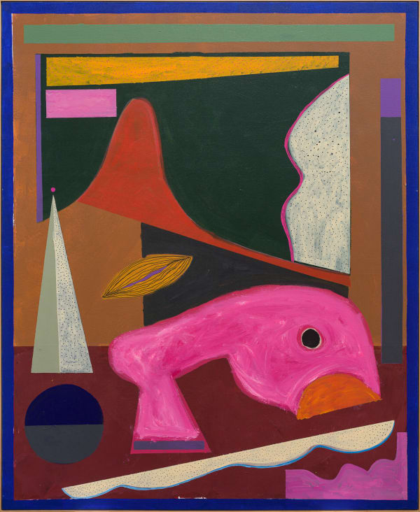 Nasser Almulhim Balance of Oddities, 2025 Acrylic on canvas 220 x 180 cm 86 5/8 x 70 7/8 in