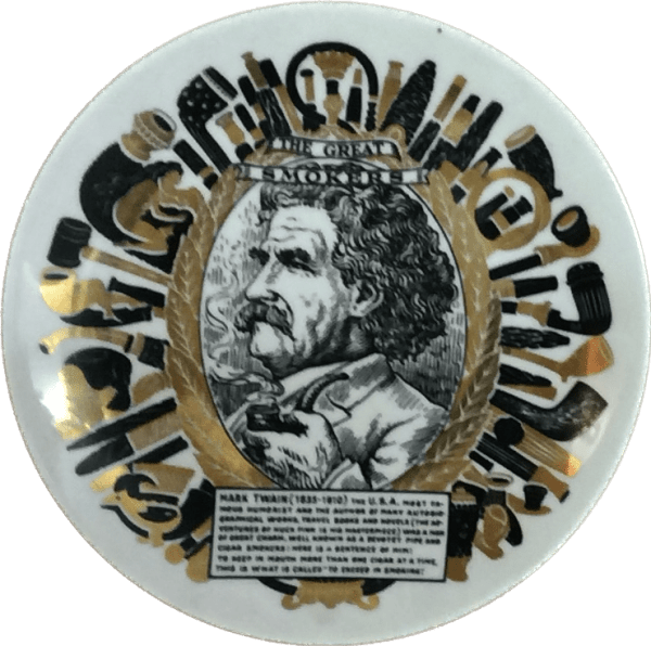 Piero Fornasetti, 'Mark Twain' plate, 1950's