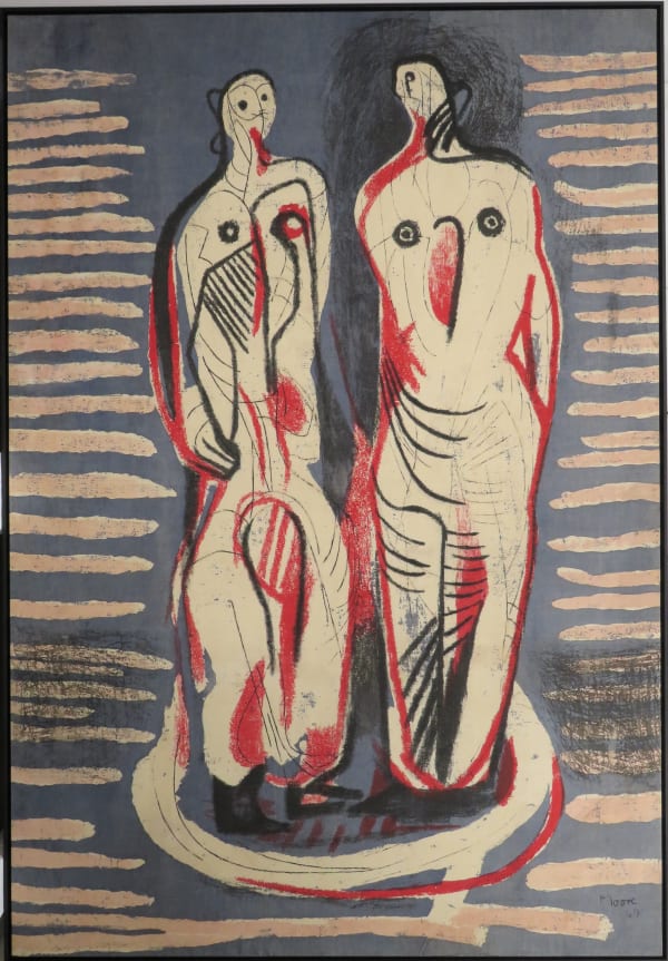 Henry Moore, Two Standing Figures, 1949
