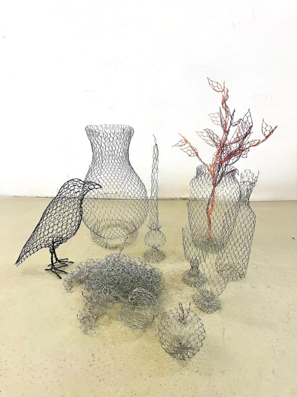 Benedetta Mori Ubaldini, Sculptural Still Life with Crow, 2025