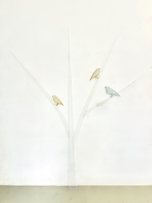 Benedetta Mori Ubaldini, Tree Branch with Birds Sculpture, 2025