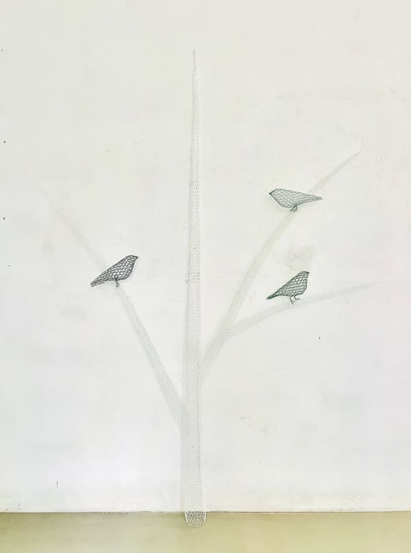Benedetta Mori Ubaldini, Tree Branch with Birds Wall Sculpture, 2025
